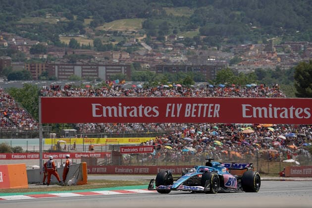 F1 Pirelli Grand Prix von Spanien 2022 22.05.2022, Circuit de Catalunya, Barcelona, F1 Pirelli Grand Prix von Spanien 2022 , im Bild Fernando Alonso (ESP), Alpine F1 Team