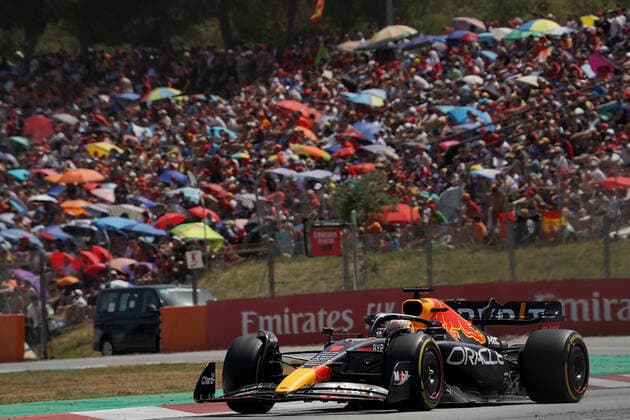 22.05.2022, Circuit de Catalunya, Barcelona, F1 Pirelli Grand Prix von Spanien 2022 , im Bild Max Verstappen (NEL), Oracle Red Bull Racing (Foto EU-Images) Barcelona Circuit de Catalunya Catalunya Spain