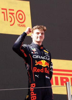 22.05.2022, Circuit de Catalunya, Barcelona, F1 Aramco Grand Prix von Spanien 2022 , im Bild Podium: Sieger Max Verstappen (NEL), Oracle Red Bull Racing (Foto EU-Images) Barcelona Circuit de Catalunya Catalunya Spain