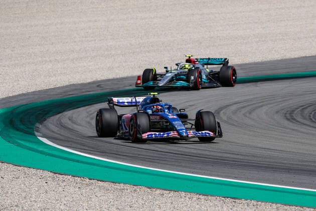 31 Esteban Ocon (FRA, BWT Alpine F1 Team), F1 Grand Prix of Spain at Circuit de Barcelona-Catalunya on May 22, 2022 in Barcelona, Spain. (Photo by HOCH ZWEI) Barcelona Spain