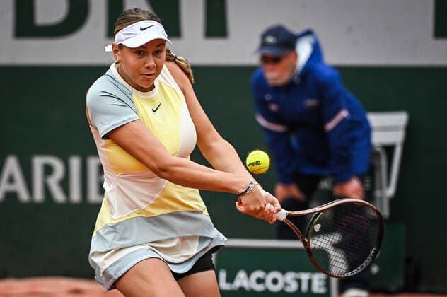May 23, 2022, Paris, France, France: Amanda ANISIMOVA of United States during the Day two of Roland-Garros 2022, French Open 2022, Grand Slam tennis tournament at the Roland-Garros stadium on May 23, 2022 in Paris, France. Paris France - ZUMAm308 20220523_zsp_m308_007 Copyright: xMatthieuxMirvillex