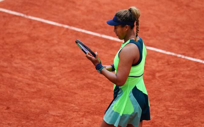 Mandatory Credit: Photo by Javier Garcia Shutterstock (12942478g) Naomi Osaka during her first round defeat French Open Tennis, Day 2, Roland Garros, Paris, France - 23 May 2022 French Open Tennis, Day 2, Roland Garros, Paris, France - 23 May 2022  Copyright: xJavierxGarcia Shutterstockx 12942478g