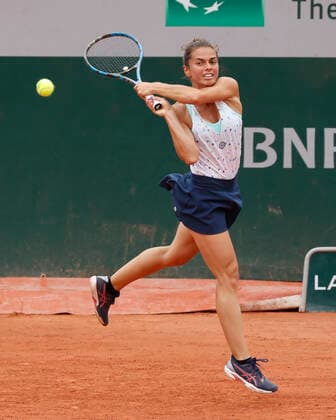 French Open 2022, Valentini Grammatikopoulou Tennis - French Open 2022 - Grand Slam ATP, Tennis Herren WTA, Tennis Damen ITF - Roland Garros - Paris - - France - 23 May 2022. Copyright: xJuergenxHasenkopfx