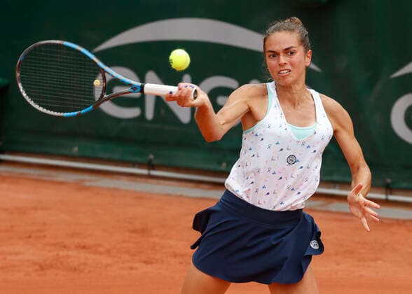 French Open 2022, Valentini Grammatikopoulou Tennis - French Open 2022 - Grand Slam ATP, Tennis Herren WTA, Tennis Damen ITF - Roland Garros - Paris - - France - 23 May 2022. Copyright: xJuergenxHasenkopfx