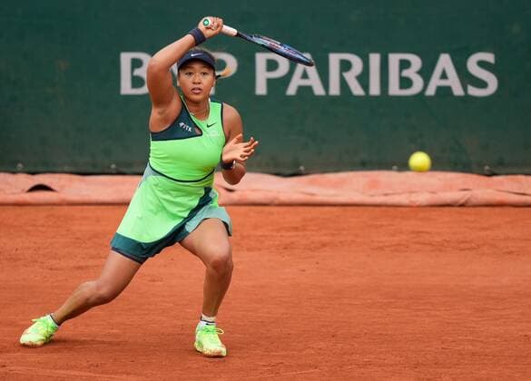 Mandatory Credit: Photo by Dave Shopland Shutterstock (12943993n) Japan s Naomi Osaka loses in straight sets in 1st round French Open Tennis, Day 2, Roland Garros, Paris, France - 23 May 2022 French Open Tennis, Day 2, Roland Garros, Paris, France - 23 May 2022  Copyright: xDavexShopland Shutterstockx 12943993n