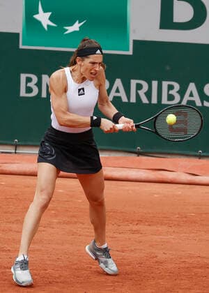 French Open 2022, Andrea Petkovic Tennis - French Open 2022 - Grand Slam ATP, Tennis Herren WTA, Tennis Damen ITF - Roland Garros - Paris - - France - 23 May 2022. Copyright: xJuergenxHasenkopfx