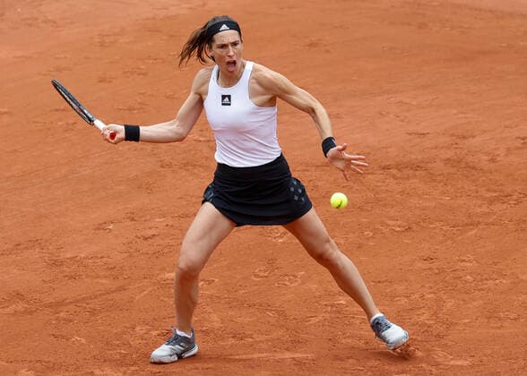 French Open 2022, Andrea Petkovic Tennis - French Open 2022 - Grand Slam ATP, Tennis Herren WTA, Tennis Damen ITF - Roland Garros - Paris - - France - 23 May 2022. Copyright: xJuergenxHasenkopfx