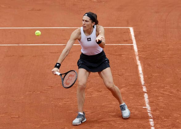 French Open 2022, Andrea Petkovic Tennis - French Open 2022 - Grand Slam ATP, Tennis Herren WTA, Tennis Damen ITF - Roland Garros - Paris - - France - 23 May 2022. Copyright: xJuergenxHasenkopfx