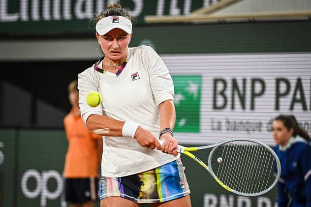 May 23, 2022, Paris, France, France: Barbora KREJCIKOVA of Czech Republic during the Day two of Roland-Garros 2022, French Open 2022, Grand Slam tennis tournament at the Roland-Garros stadium on May 23, 2022 in Paris, France. Paris France - ZUMAm308 20220523_zsp_m308_021 Copyright: xMatthieuxMirvillex