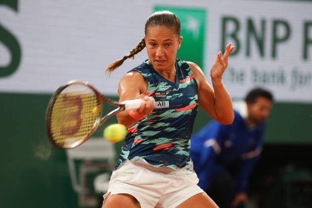 Roland Garros - Day 2 Diane Parry during her match against Barbora Krejcikova on Philipe Chatrier court in the 2022 French Open finals day two. Paris France  Copyright: xIbrahimxEzzatx originalFilename:ezzat-notitle220523_npEA5.jpg