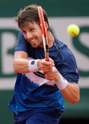 Mandatory Credit: Photo by Dave Shopland Shutterstock (12943993ao) Great Britain s Cameron Norrie in 1st round action French Open Tennis, Day 2, Roland Garros, Paris, France - 23 May 2022 French Open Tennis, Day 2, Roland Garros, Paris, France - 23 May 2022  Copyright: xDavexShopland Shutterstockx 12943993ao