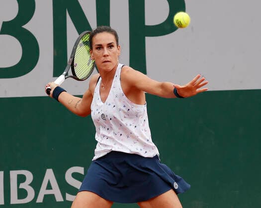 French Open 2022, Nuria Parrizas Dias (ESP) Tennis - French Open 2022 - Grand Slam ATP, Tennis Herren WTA, Tennis Damen ITF - Roland Garros - Paris - - France - 23 May 2022. Copyright: xJuergenxHasenkopfx