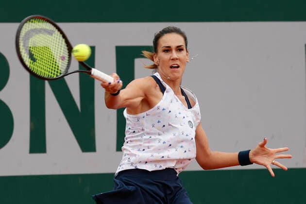 French Open 2022, Nuria Parrizas Dias (ESP) Tennis - French Open 2022 - Grand Slam ATP, Tennis Herren WTA, Tennis Damen ITF - Roland Garros - Paris - - France - 23 May 2022. Copyright: xJuergenxHasenkopfx