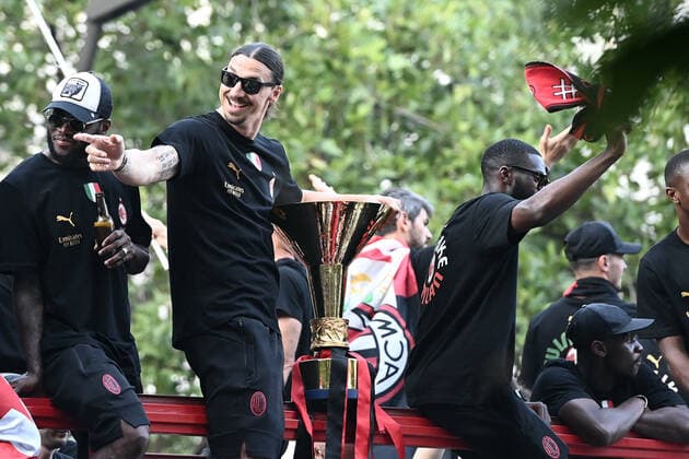 Db Milano 23 05 2022 - Festa Scudetto Milan foto Daniele Buffa Image nella foto: Zlatan Ibrahimovic 