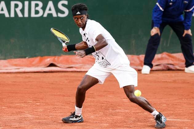 TENNIS - French Open 2022 PARIS,FRANCE,23.MAY.22 - TENNIS - ATP, Tennis Herren World Tour, French Open, Roland Garros, Grand Slam. Image shows Mikael Ymer (SWE).  GEPAxpictures xPatrickxSteiner