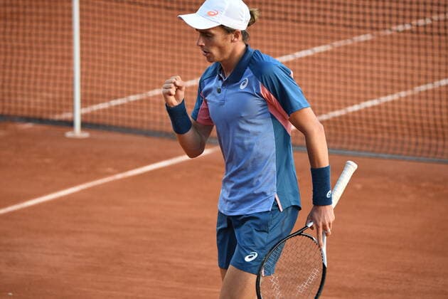 Tennis - Roland Garros 2022 - Geoffrey Blancaneaux - France TENNIS : Roland Garros 2022 - France - 23 05 2022 ChrysleneCaillaud Panoramic 