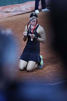 Angelique Kerber, GER, after first round of 2022 French Open at Roland Garros, Paris, 23 05 2022; -