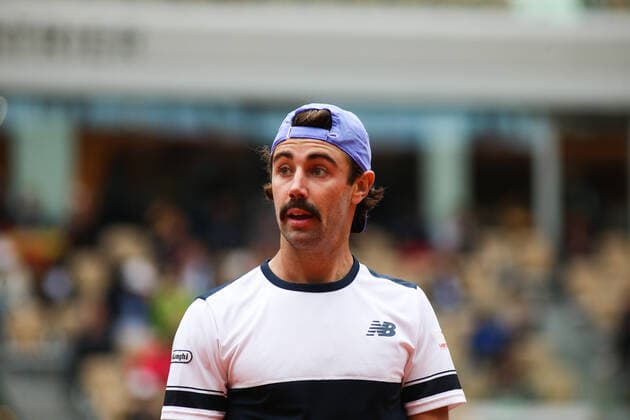 2022 French Open - Day Two Jordan Thompson during his match against Rafael Nadal on Philipe Chatrier court in the 2022 French Open finals day two, in Paris, France, on May 23, 2022. Paris France  Copyright: xIbrahimxEzzatx originalFilename:ezzat-notitle220523_npMfd.jpg