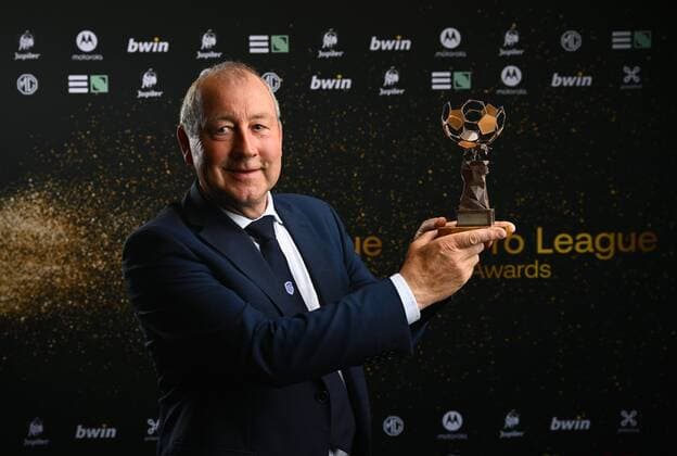 BRUSSEL, BELGIUM - MAY 23 : Pierre Denier lifetime achievement award pictured during the Pro League Awards on May 23, 2022 in Brussel, Belgium, 23 05 2022 ( Pro League Awards 2021-2022 PhotoNews Panoramic 