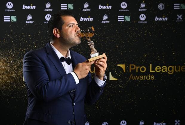 BRUSSEL, BELGIUM - MAY 23 : Community and football award pictured during the Pro League Awards on May 23, 2022 in Brussel, Belgium, 23 05 2022 ( Pro League Awards 2021-2022 PhotoNews Panoramic 