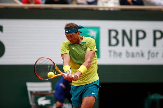 23.05.2022, Tennis, French Open 2022 Roland-Garros, FRA, Paris, Roland Garros Bild: v. li. Rafael Nadal (ESP) Copyright: HMBxMedia AntonioxBorga