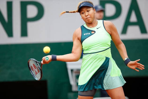 23.05.2022, Tennis, French Open 2022 Roland-Garros, FRA, Paris, Roland Garros Bild: v. li. Naomi Osaka (JPN) Copyright: HMBxMedia AntonioxBorga