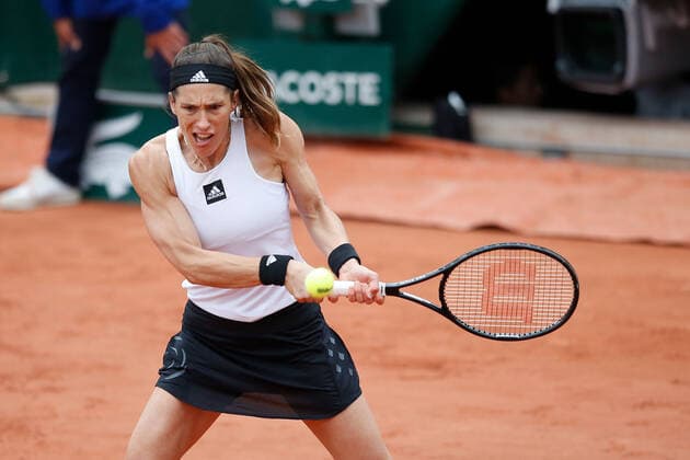 23.05.2022, Tennis, French Open 2022 Roland-Garros, FRA, Paris, Roland Garros Bild: v. li. Andrea Petkovic (GER) Copyright: HMBxMedia AntonioxBorga