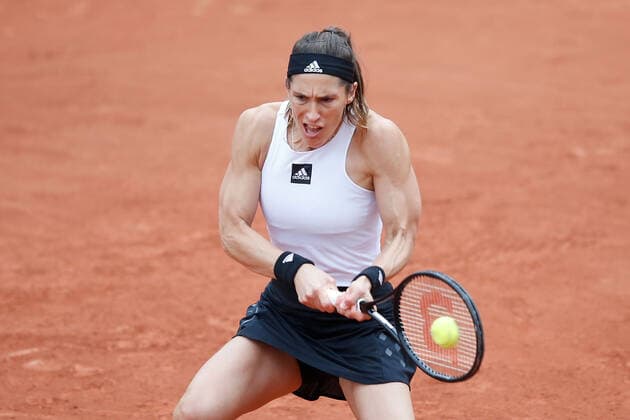 23.05.2022, Tennis, French Open 2022 Roland-Garros, FRA, Paris, Roland Garros Bild: v. li. Andrea Petkovic (GER) Copyright: HMBxMedia AntonioxBorga