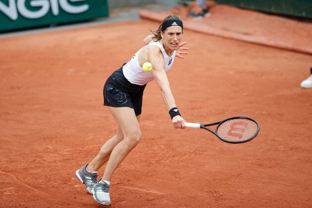 23.05.2022, Tennis, French Open 2022 Roland-Garros, FRA, Paris, Roland Garros Bild: v. li. Andrea Petkovic (GER) Copyright: HMBxMedia AntonioxBorga