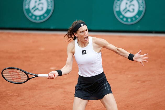 23.05.2022, Tennis, French Open 2022 Roland-Garros, FRA, Paris, Roland Garros Bild: v. li. Andrea Petkovic (GER) Copyright: HMBxMedia AntonioxBorga