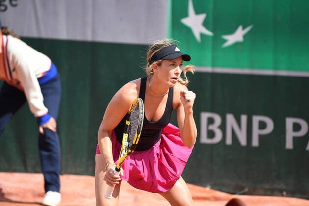 Tennis - Roland Garros 2022 - Danielle Collins - Usa TENNIS : Roland Garros 2022 - France - 24 05 2022 ChrysleneCaillaud Panoramic 