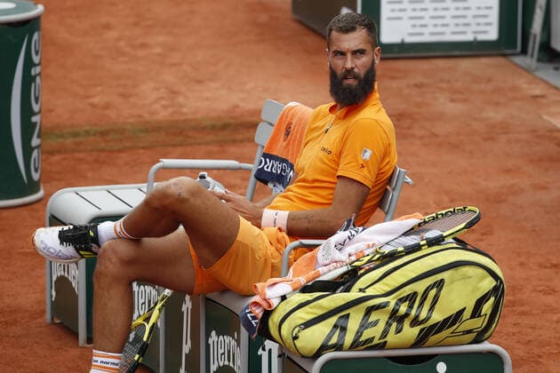 Benoit Paire (FRA) TENNIS : Roland-Garros - 24 05 2022 MichaelBaucher Panoramic 