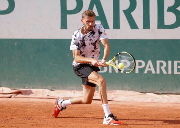 French Open 2022, Oscar Otte (GER) Tennis - French Open 2022 - Grand Slam ATP, Tennis Herren WTA, Tennis Damen ITF - Roland Garros - Paris - - France - 24 May 2022. Copyright: xJuergenxHasenkopfx