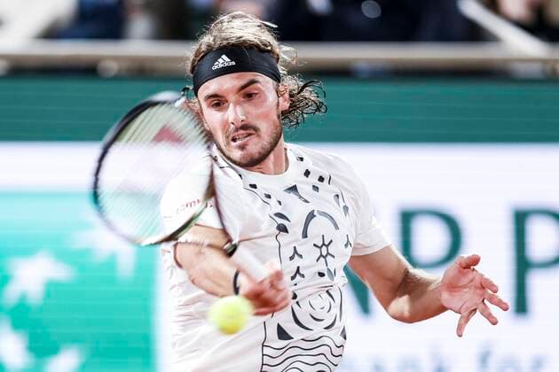 TENNIS - French Open 2022 PARIS,FRANCE,24.MAY.22 - TENNIS - ATP, Tennis Herren World Tour, French Open, Roland Garros, Grand Slam. Image shows Stefanos Tsitsipas (GRE).  GEPAxpictures xPatrickxSteiner
