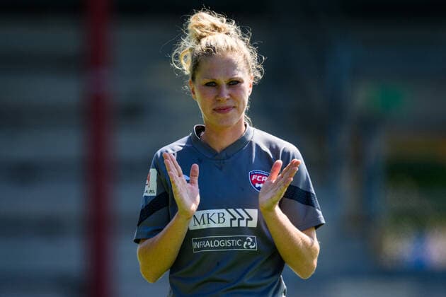 220525 Rebecca Knaak under en träning med FC Rosengard den 25 maj 2022 i Malmö. Copyright: LUDVIGxTHUNMAN BB220525LT031