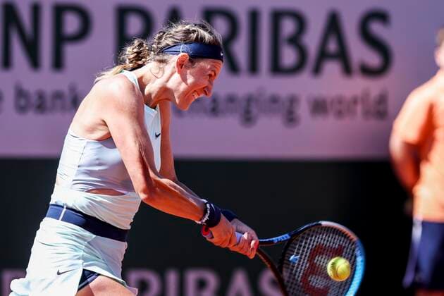 TENNIS - French Open 2022 PARIS,FRANCE,25.MAY.22 - TENNIS - WTA, Tennis Damen Tour, French Open, Roland Garros, Grand Slam. Image shows Victoria Azarenka ( ).  GEPAxpictures xPatrickxSteiner