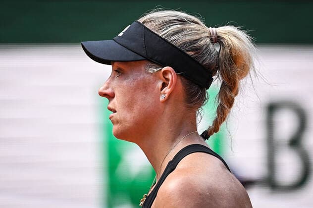 May 25, 2022, Paris, France, France: Angelique KERBER of Germany during the Day four of Roland-Garros 2022, French Open 2022, Grand Slam tennis tournament at the Roland-Garros stadium on May 25, 2022 in Paris, France. Paris France - ZUMAm308 20220525_zsp_m308_017 Copyright: xMatthieuxMirvillex