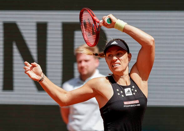 French Open 2022, Angelique Kerber (GER) Tennis - French Open 2022 - Grand Slam ATP, Tennis Herren WTA, Tennis Damen ITF - Roland Garros - Paris - - France - 25 May 2022. Copyright: xJuergenxHasenkopfx