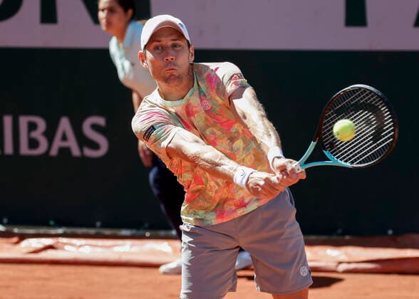 French Open 2022, Matthew Ebden Tennis - French Open 2022 - Grand Slam ATP, Tennis Herren WTA, Tennis Damen ITF - Roland Garros - Paris - - France - 25 May 2022. Copyright: xJuergenxHasenkopfx