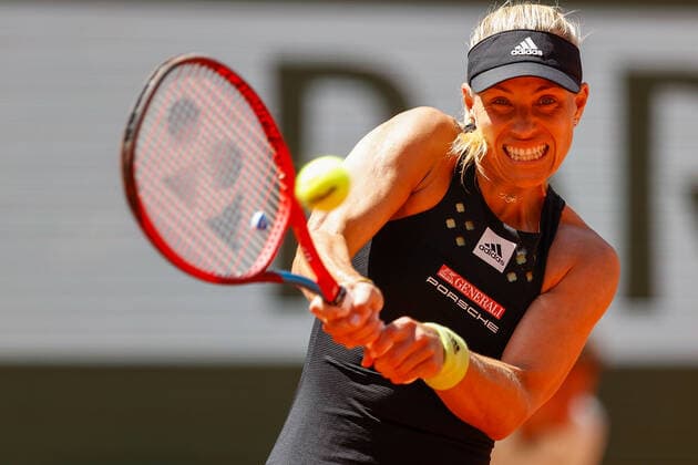 25.05.2022, Tennis, French Open 2022 Roland-Garros, FRA, Paris, Roland Garros Bild: v. li. Angelique Kerber (GER) Copyright: HMBxMedia AntonioxBorga