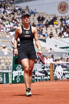 Angelique Kerber, GER, during second round of 2022 French Open at Roland Garros, Paris, 25 05 2022; -