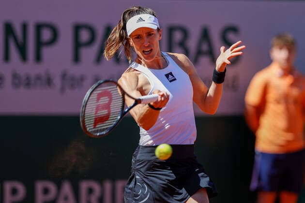 25.05.2022, Tennis, French Open 2022 Roland-Garros, FRA, Paris, Roland Garros v. li. Andrea PetkoviÄ‡ (GER) Tennis, French Open 2022 Roland-Garros Paris Copyright: xBeckerxEibner-Pressefotox EP_hec