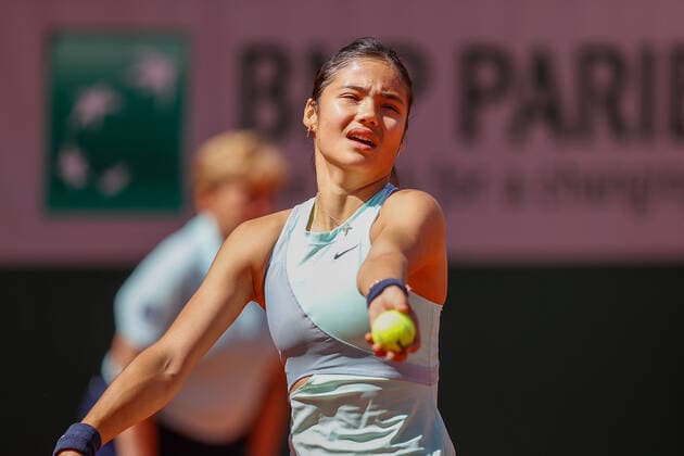 25.05.2022, Tennis, French Open 2022 Roland-Garros, FRA, Paris, Roland Garros v. li. Emma Raducanu (CAN) Tennis, French Open 2022 Roland-Garros Paris Copyright: xBeckerxEibner-Pressefotox EP_hec
