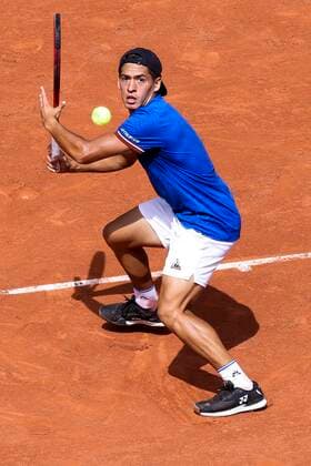 TENNIS - French Open 2022 PARIS,FRANCE,25.MAY.22 - TENNIS - ATP, Tennis Herren World Tour, French Open, Roland Garros, Grand Slam. Image shows Sebastian Baez (ARG).  GEPAxpictures xPatrickxSteiner
