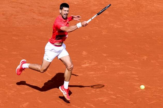 TENNIS - French Open 2022 PARIS,FRANCE,25.MAY.22 - TENNIS - ATP, Tennis Herren World Tour, French Open, Roland Garros, Grand Slam. Image shows Novak Djokovic (SRB).  GEPAxpictures xPatrickxSteiner