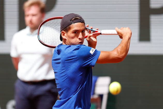 25.05.2022, Tennis, French Open 2022 Roland-Garros, FRA, Paris, Roland Garros v. li. Sebastian Baez (ARG) Tennis, French Open 2022 Roland-Garros Paris Copyright: xBeckerxEibner-Pressefotox EP_hec