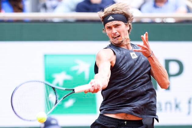 TENNIS - French Open 2022 PARIS,FRANCE,25.MAY.22 - TENNIS - ATP, Tennis Herren World Tour, French Open, Roland Garros, Grand Slam. Image shows Alexander Zverev (GER).  GEPAxpictures xPatrickxSteiner