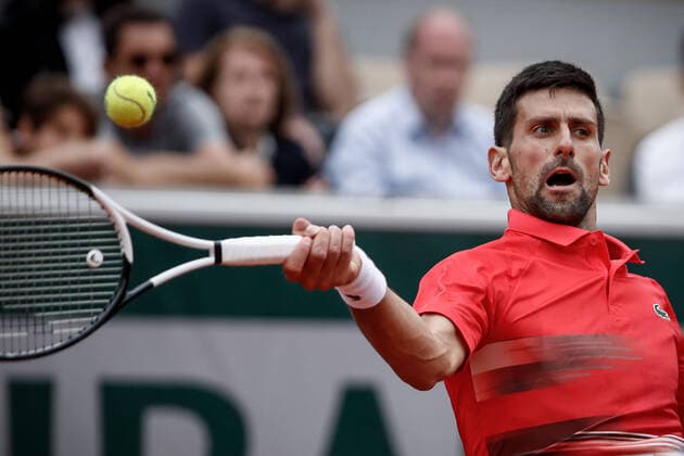 Novak DJOKOVIC (SRB) contre Alex MOLCAN (SVK) TENNIS : Roland Garros 2022 - 25 05 2022 AurelienMorissard Panoramic 