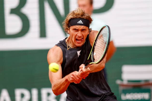 25.05.2022, Tennis, French Open 2022 Roland-Garros, FRA, Paris, Roland Garros Bild: v. li. AlexanderZverev (GER) Copyright: HMBxMedia AntonioxBorga