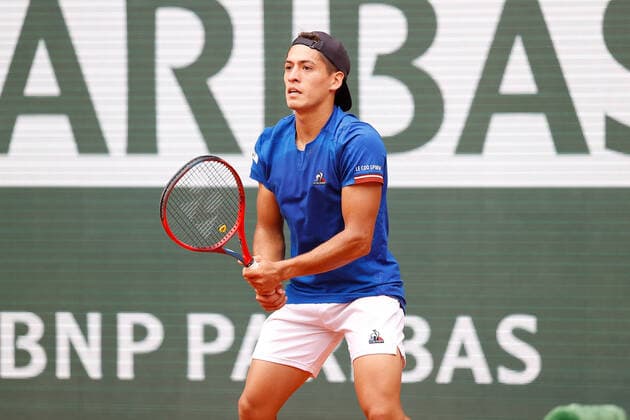 25.05.2022, Tennis, French Open 2022 Roland-Garros, FRA, Paris, Roland Garros Bild: v. li. Sebastian Baez (ARG) Copyright: HMBxMedia AntonioxBorga